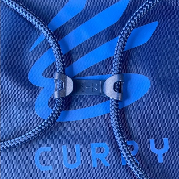 Under Armour Curry SC40 Ozsee Drawstring Backpack Bag | Blue | NWT - Picture 7 of 7